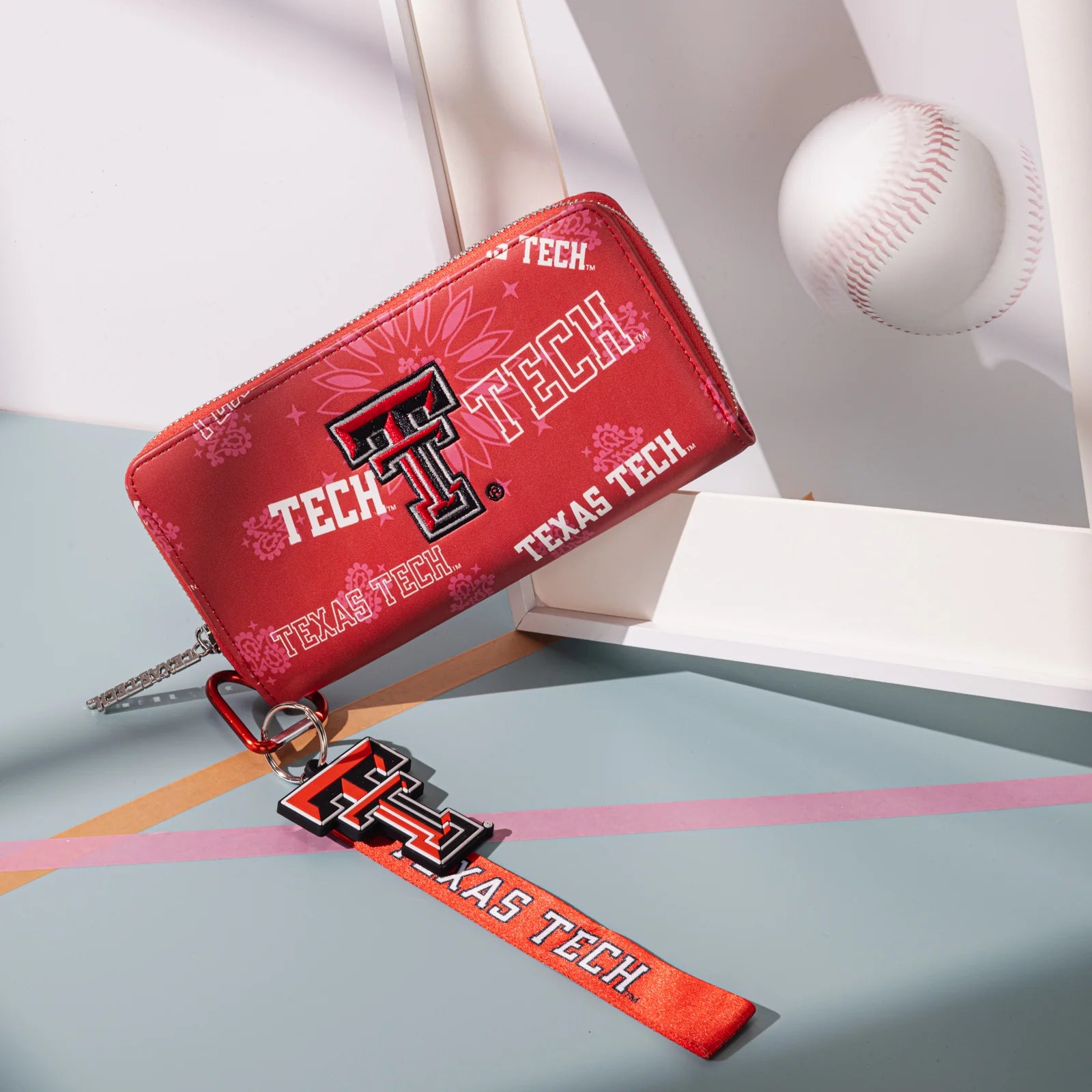 NC-TTU011RD University of Texas Tech Red Raiders Wallet/Wristlet- Red