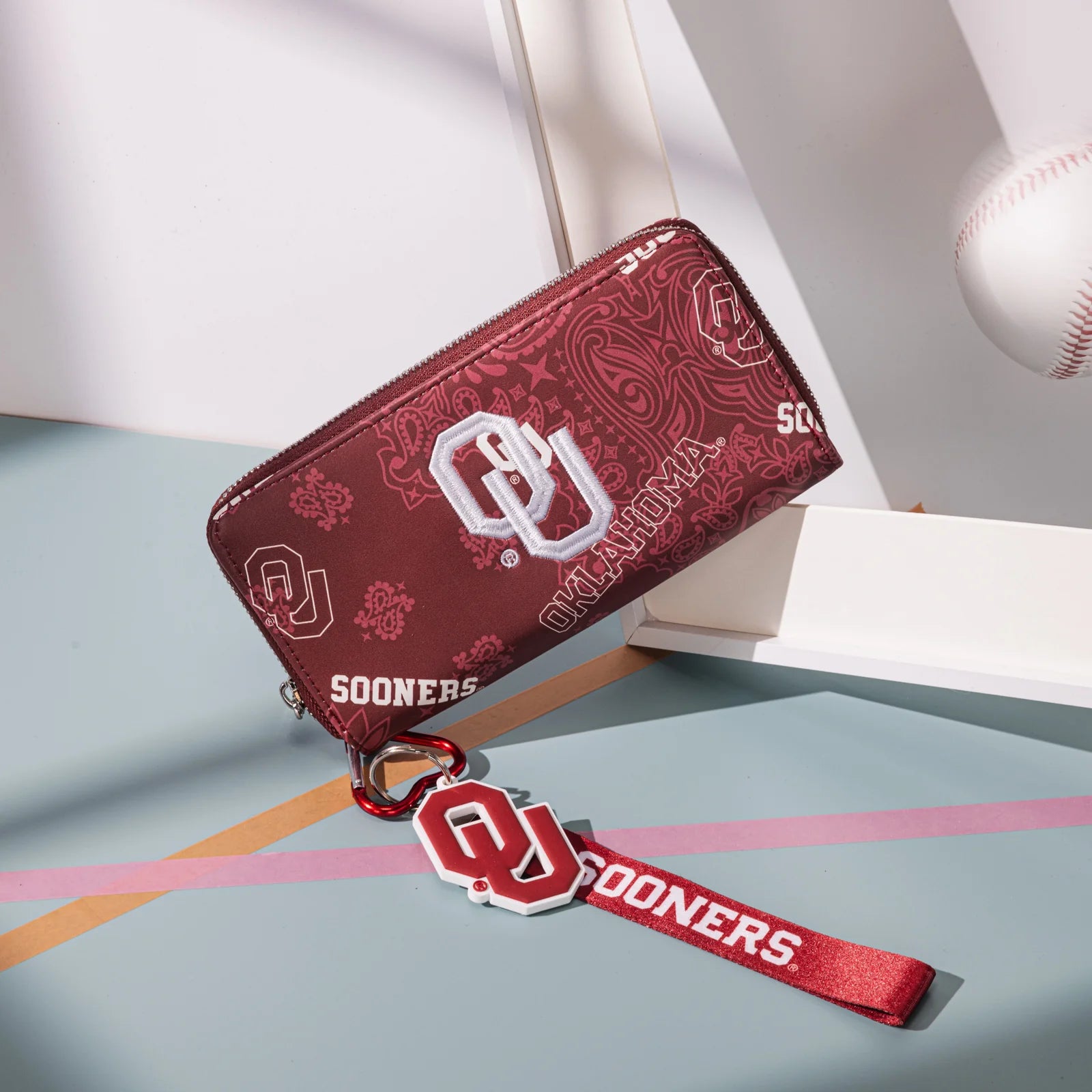University of Oklahoma Sooners Wallet/Wristlet - Burgundy