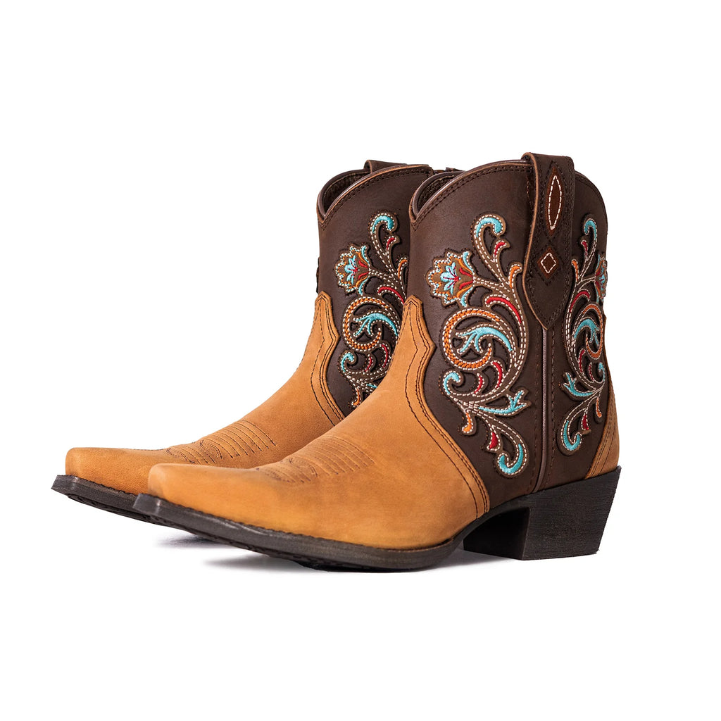 MWB6013 Montana West Women's Western Embroidered Cowgirl Boots - Full Grain Leather, Snip Toe
