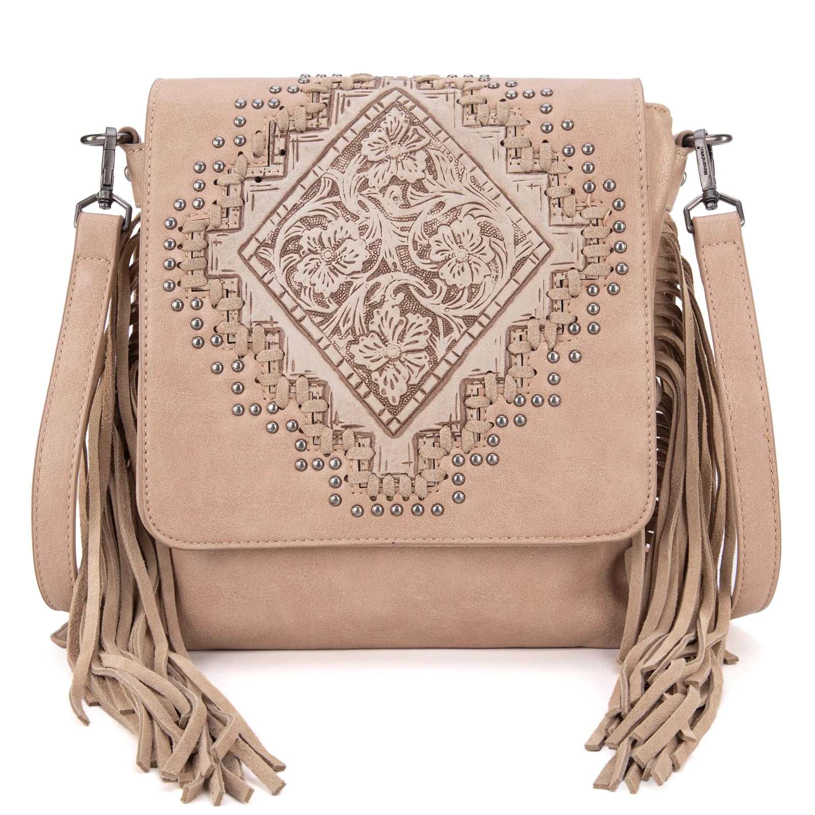 Montana West Tooled Fringe Collection Concealed Carry Crossbody
