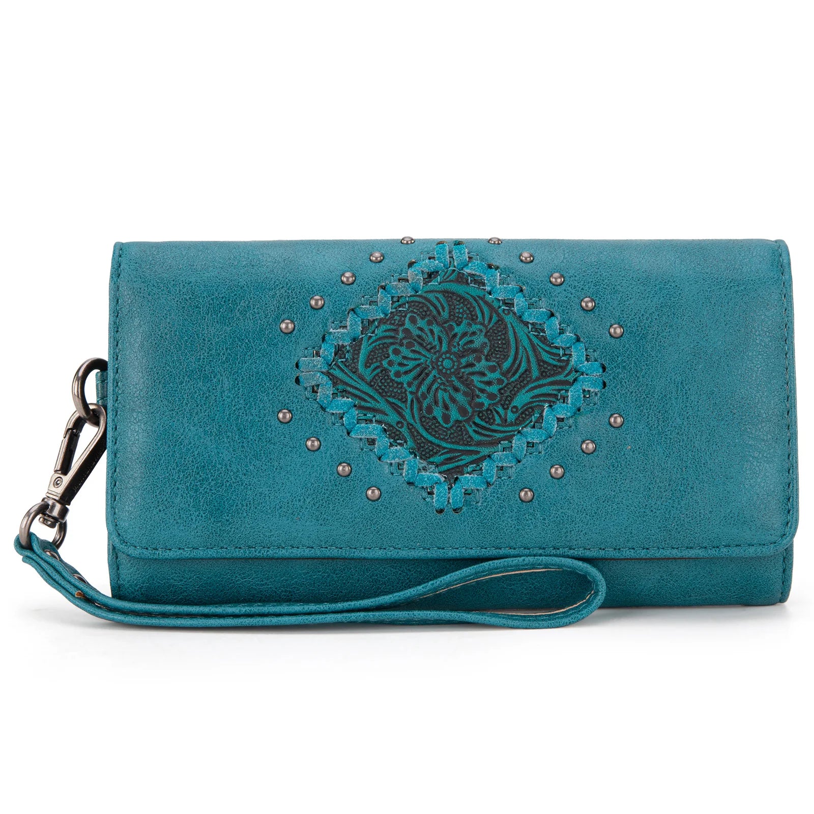 Montana West Tooled Collection Wallet