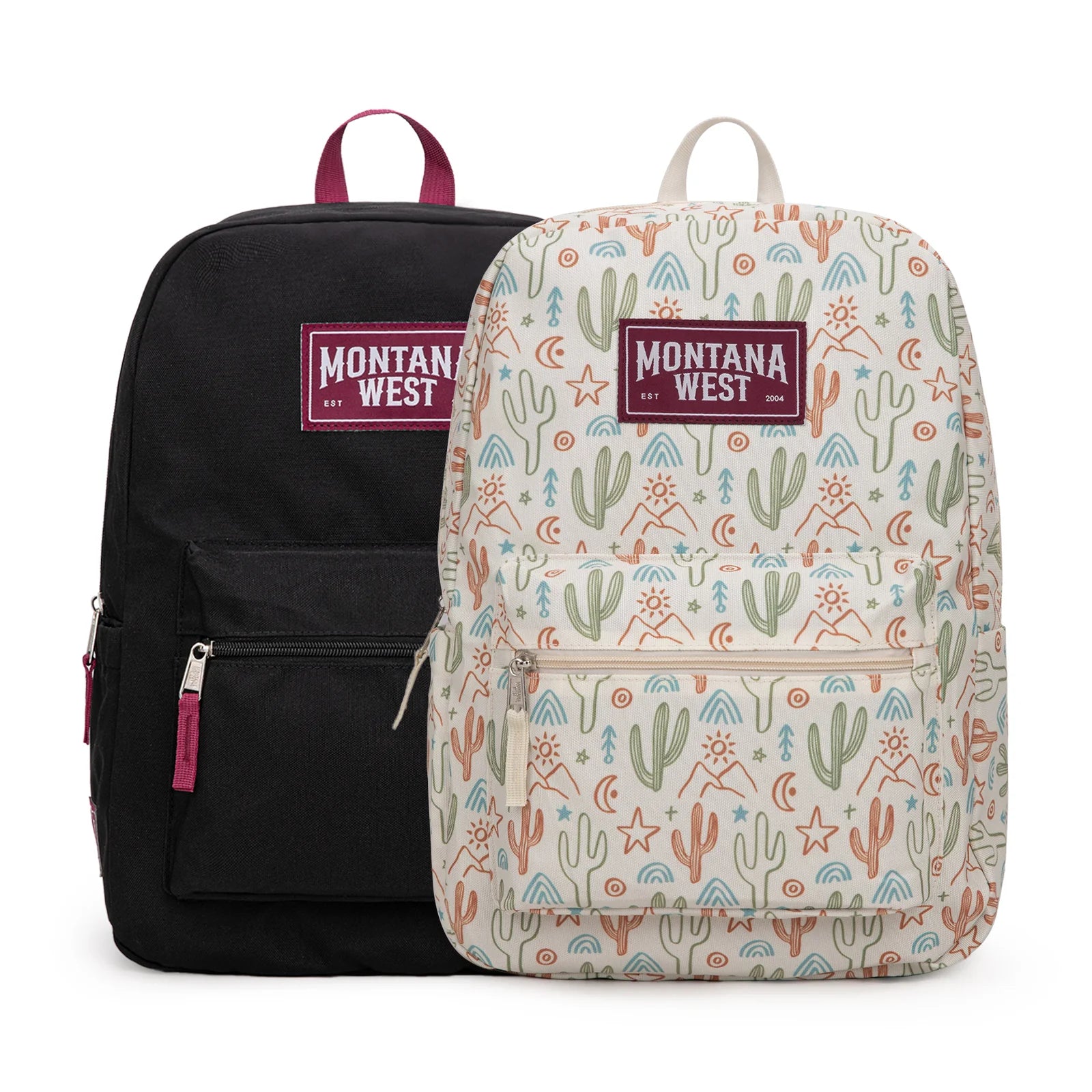 Montana West Print Backpack -2Pcs Set
