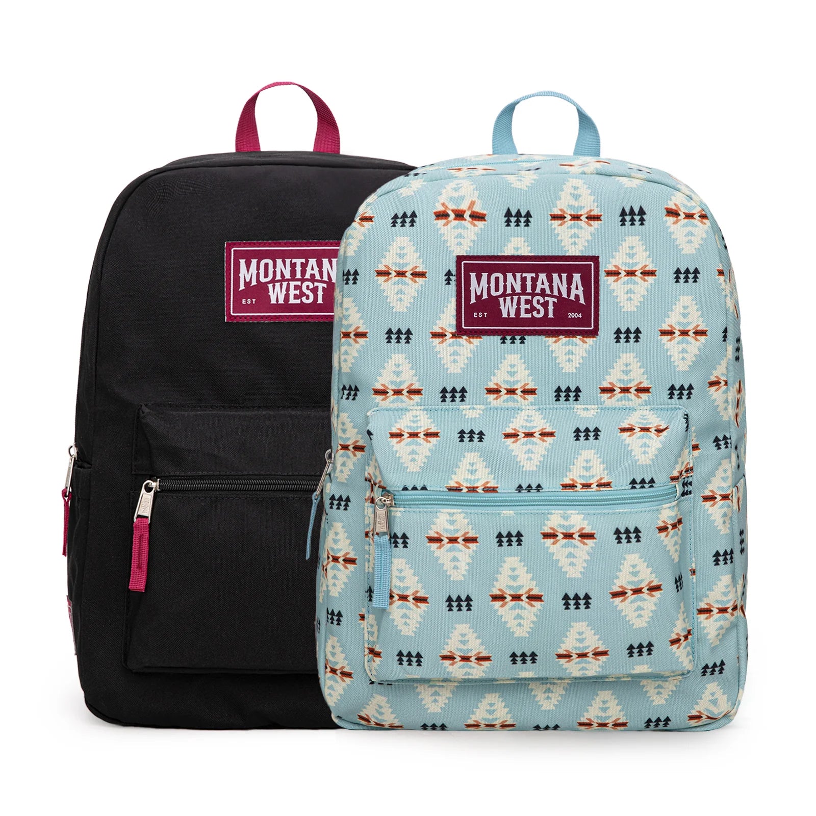 Montana West Print Backpack -2Pcs Set