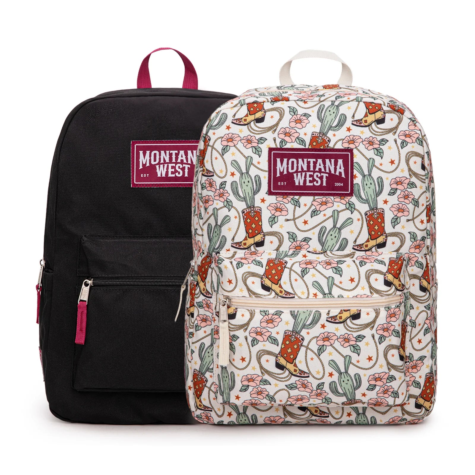Montana West Print Backpack -2Pcs Set