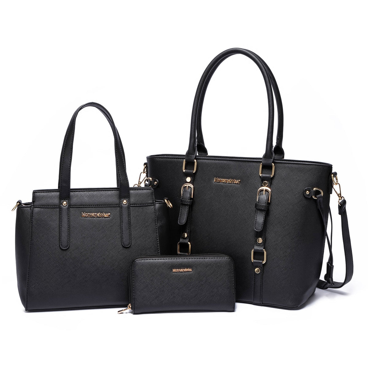 Montana West - 3PCs Set Tote/Crossbody/Wallet