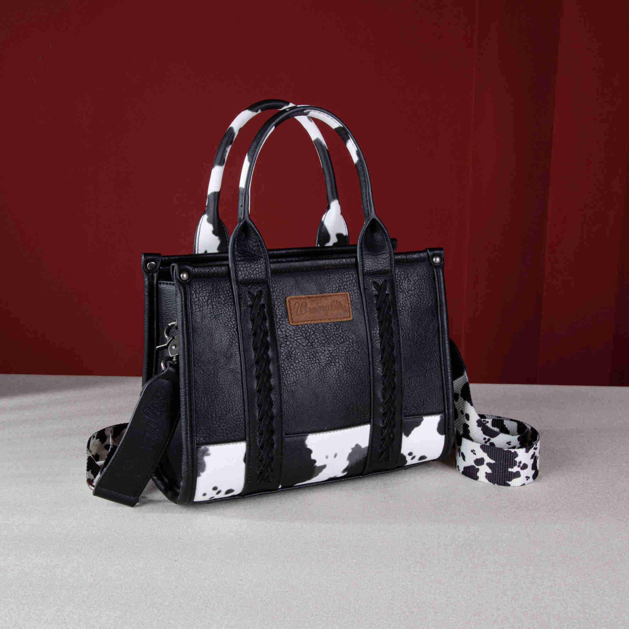 Wrangler Leopard Print Concealed Carry Tote/Crossbody
