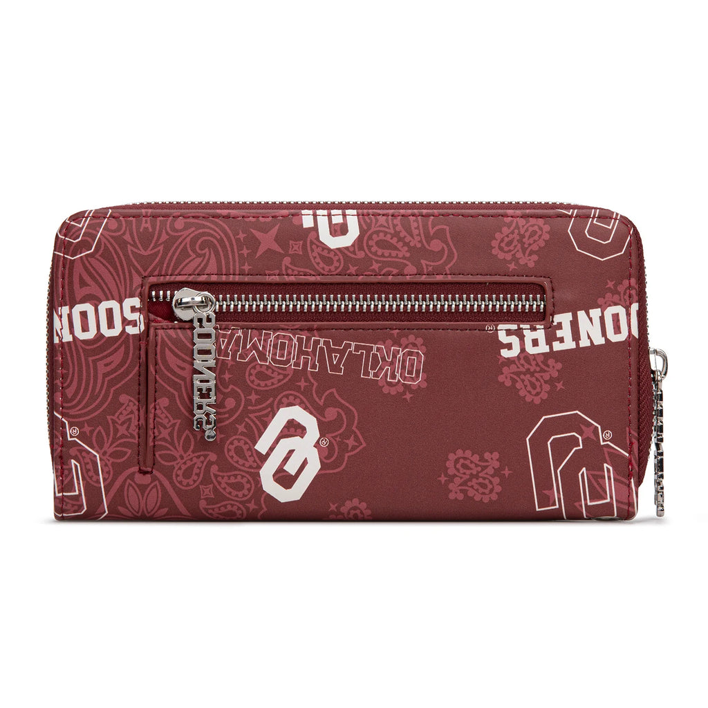 University of Oklahoma Sooners Wallet/Wristlet - Burgundy
