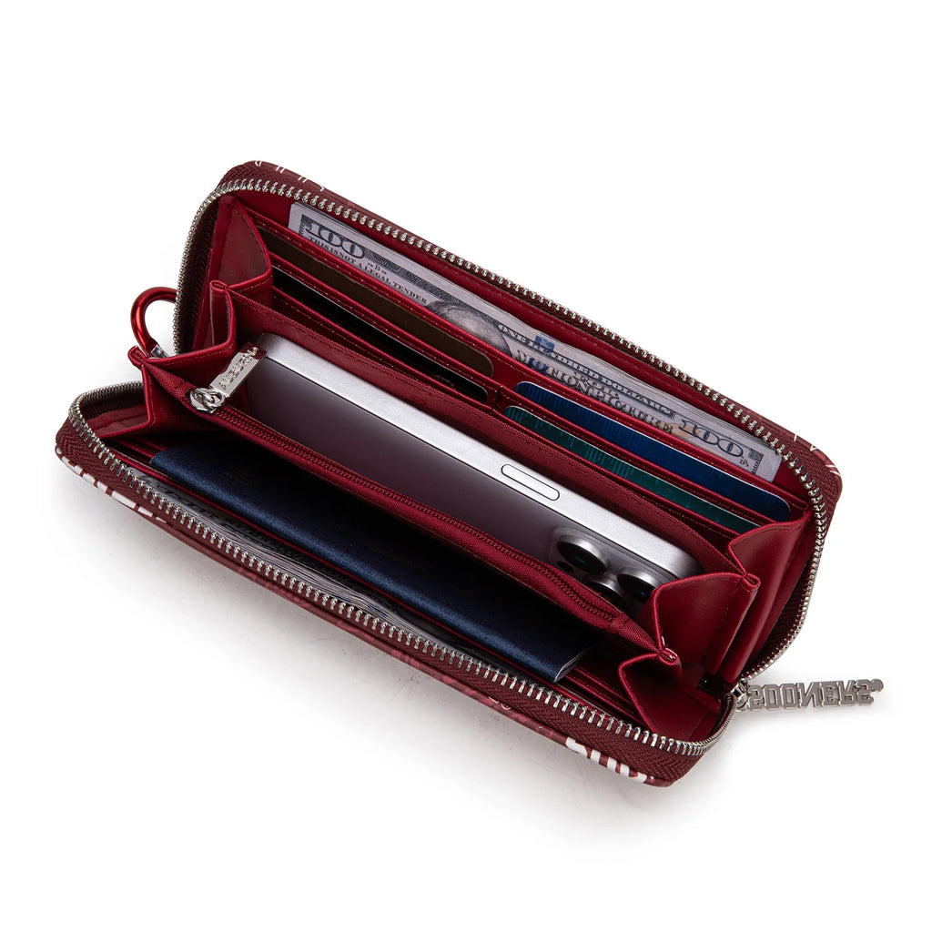 University of Oklahoma Sooners Wallet/Wristlet - Burgundy