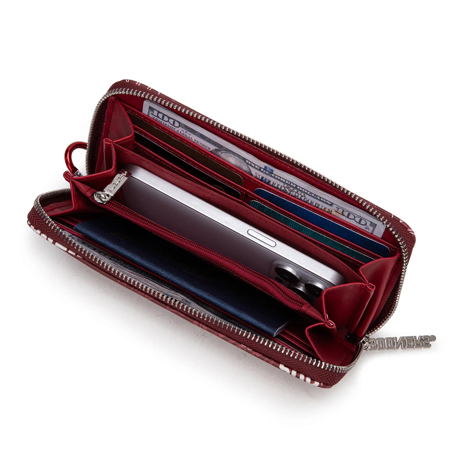 University of Oklahoma Sooners Wallet/Wristlet - Burgundy