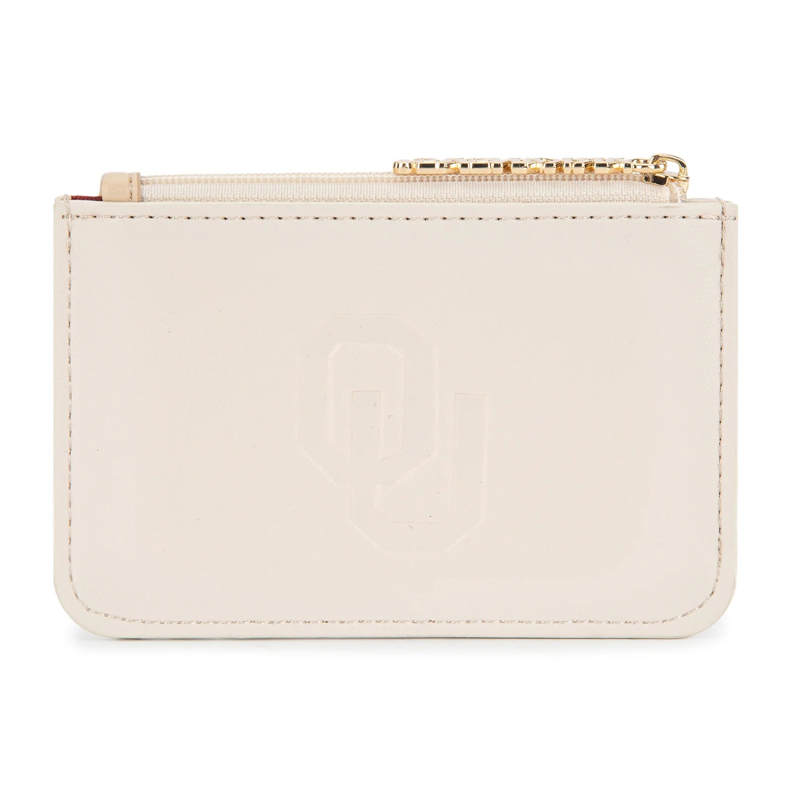 University of Oklahoma Sooners Zip Card Case - Beige