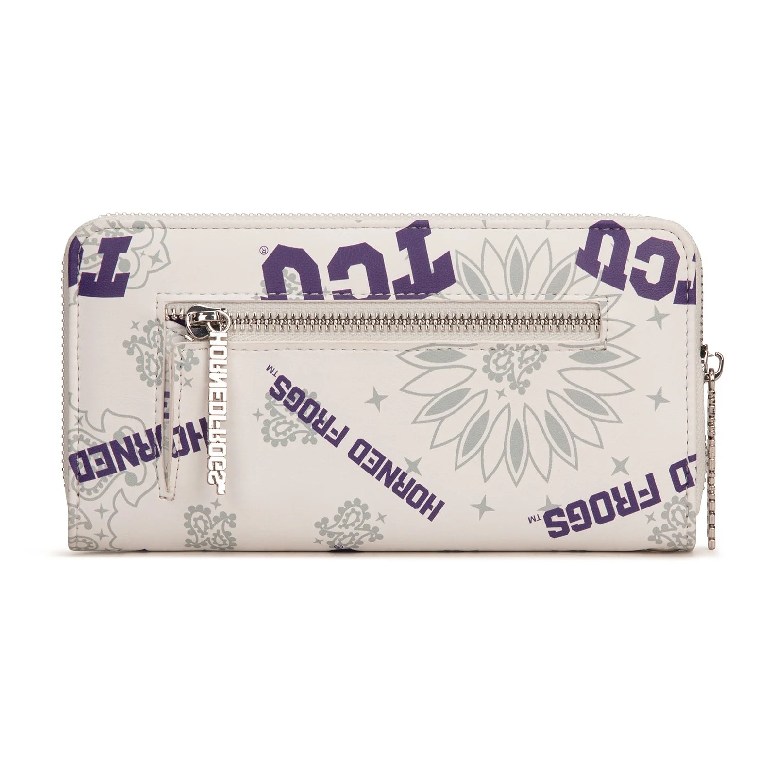 NC-TCU011BG Texas Christian University Horned Frogs Wallet/Wristlet- Beige