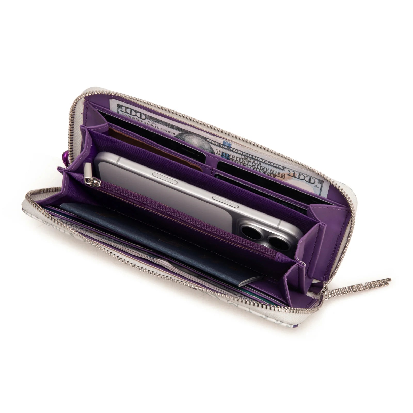 NC-TCU011BG Texas Christian University Horned Frogs Wallet/Wristlet- Beige