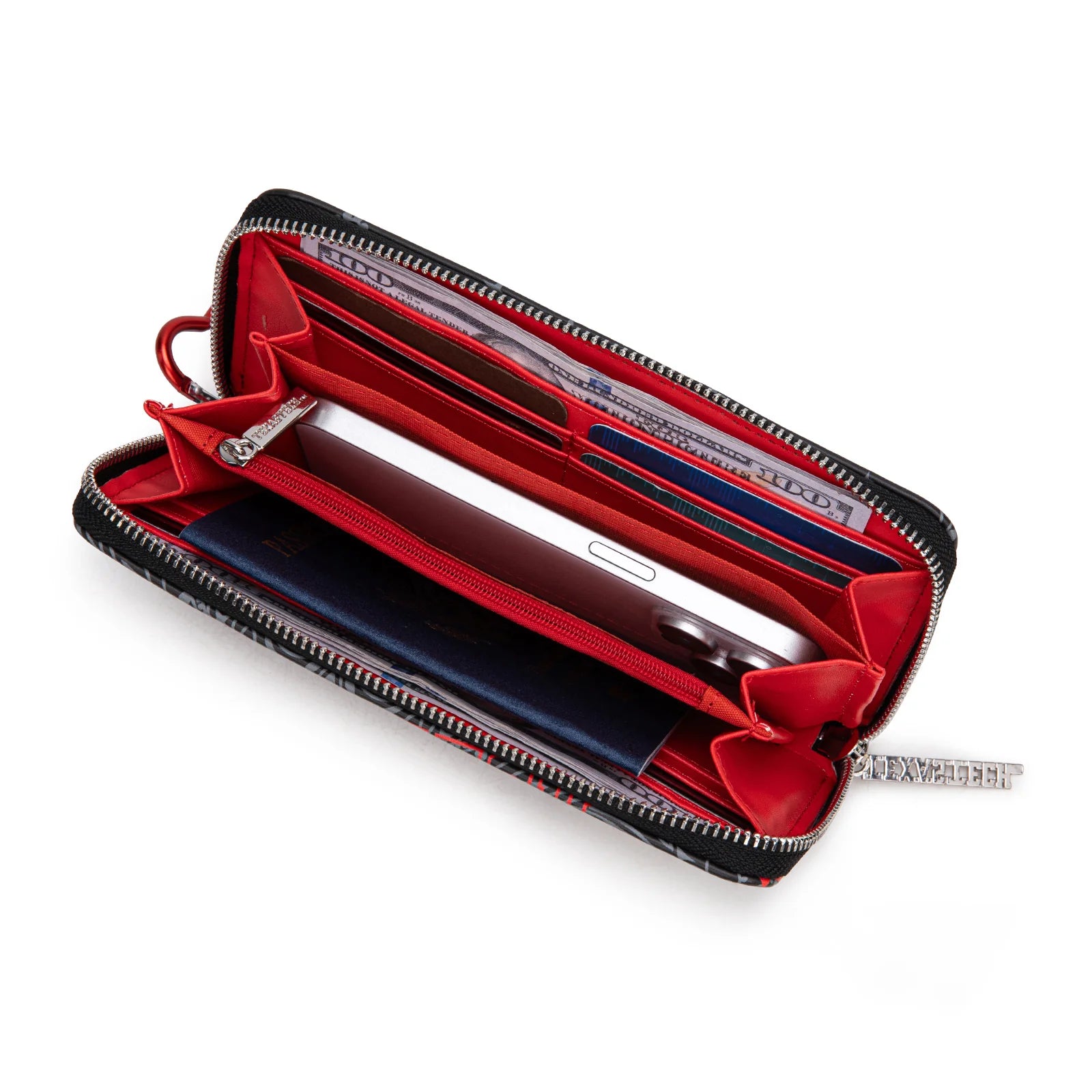 NC-TTU011BK University of Texas Tech Red Raiders Wallet/Wristlet- Black