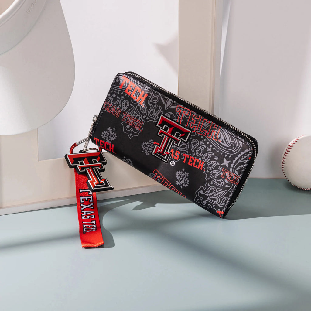 NC-TTU011BK University of Texas Tech Red Raiders Wallet/Wristlet- Black