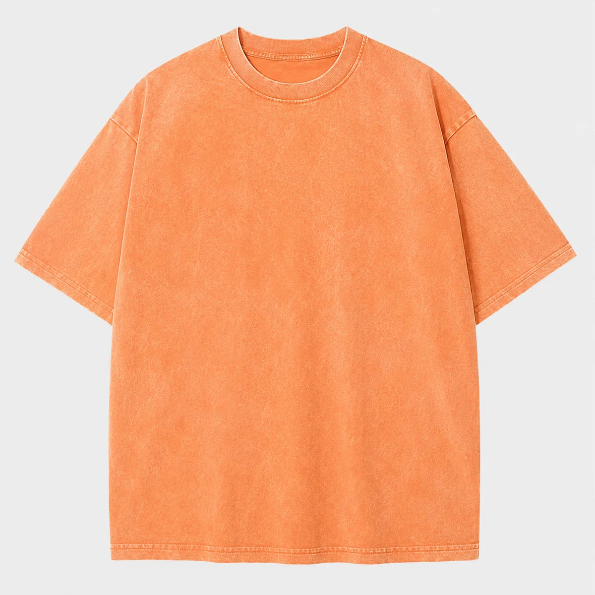 Men's Retro Washed T Shirt Heavy Cotton Oversized