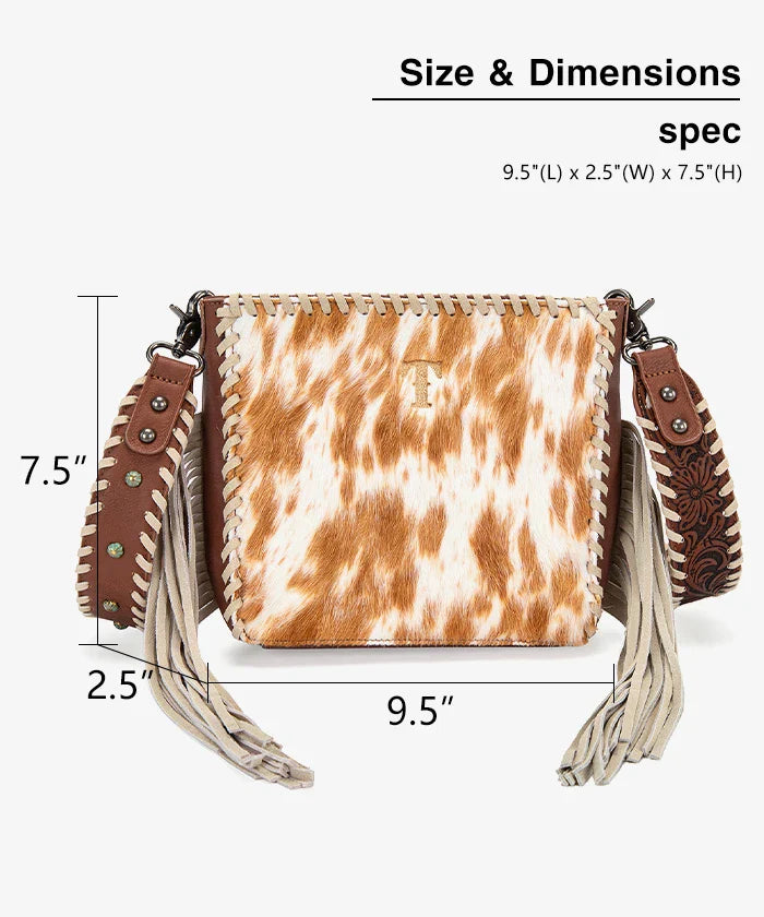 Trinity Ranch Western Fringe Crossbody Bag