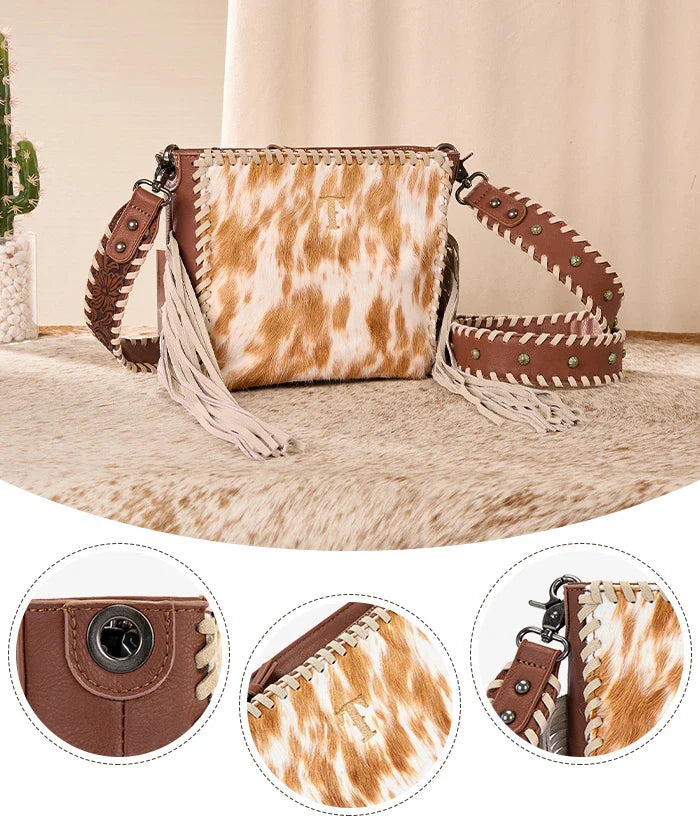 Trinity Ranch Western Fringe Crossbody Bag