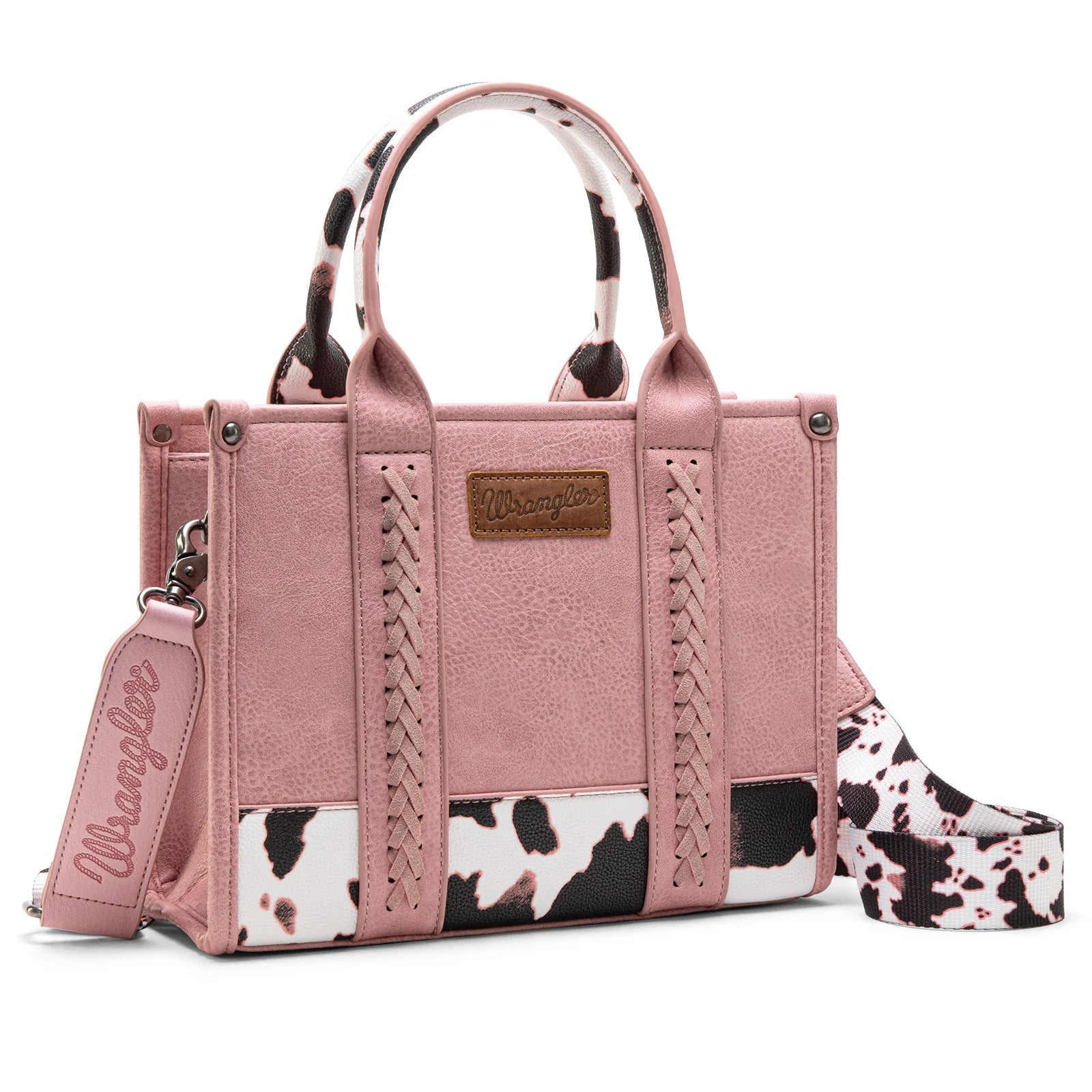 Wrangler Leopard Print Concealed Carry Tote/Crossbody