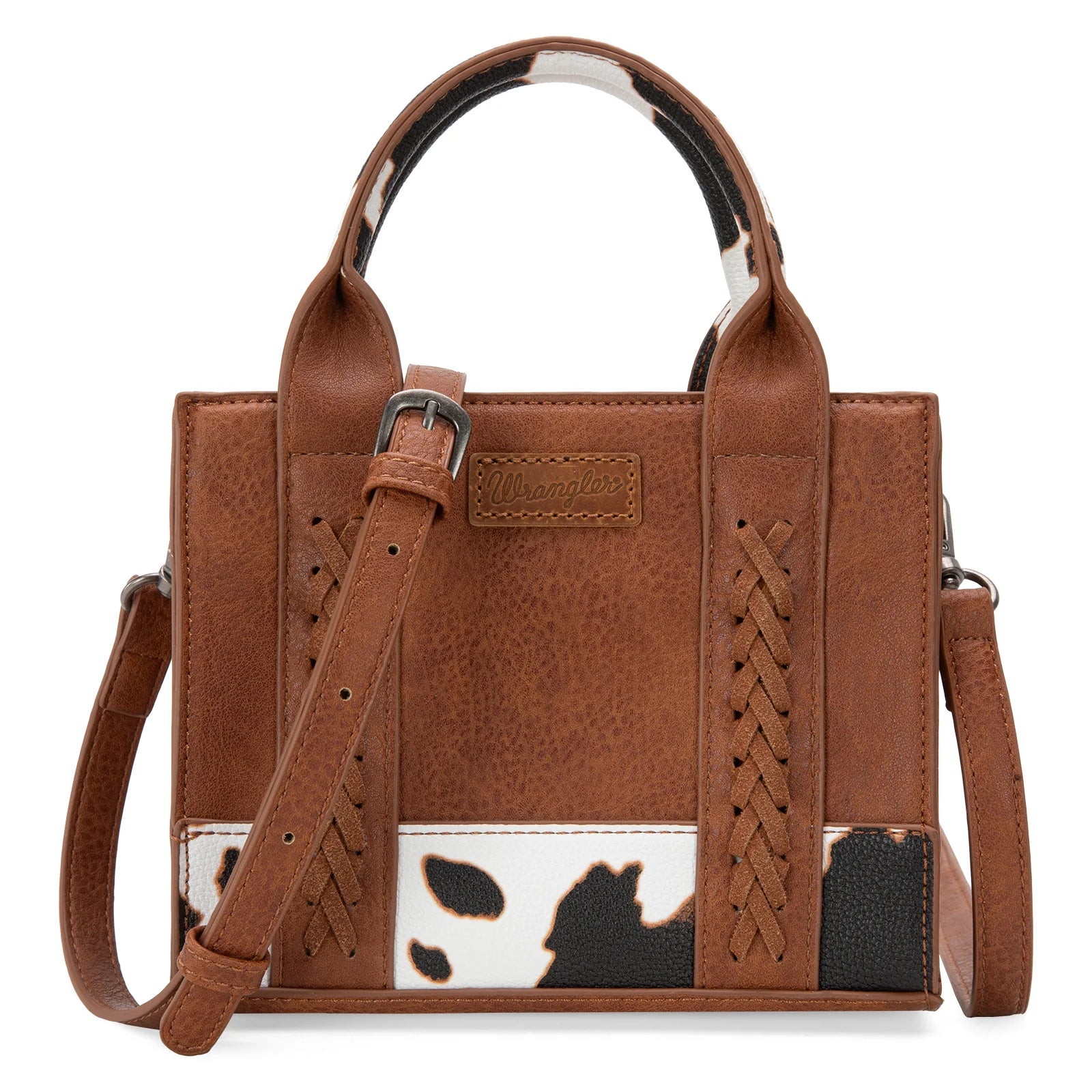 Wrangler Leopard Print Concealed Carry Tote/Crossbody