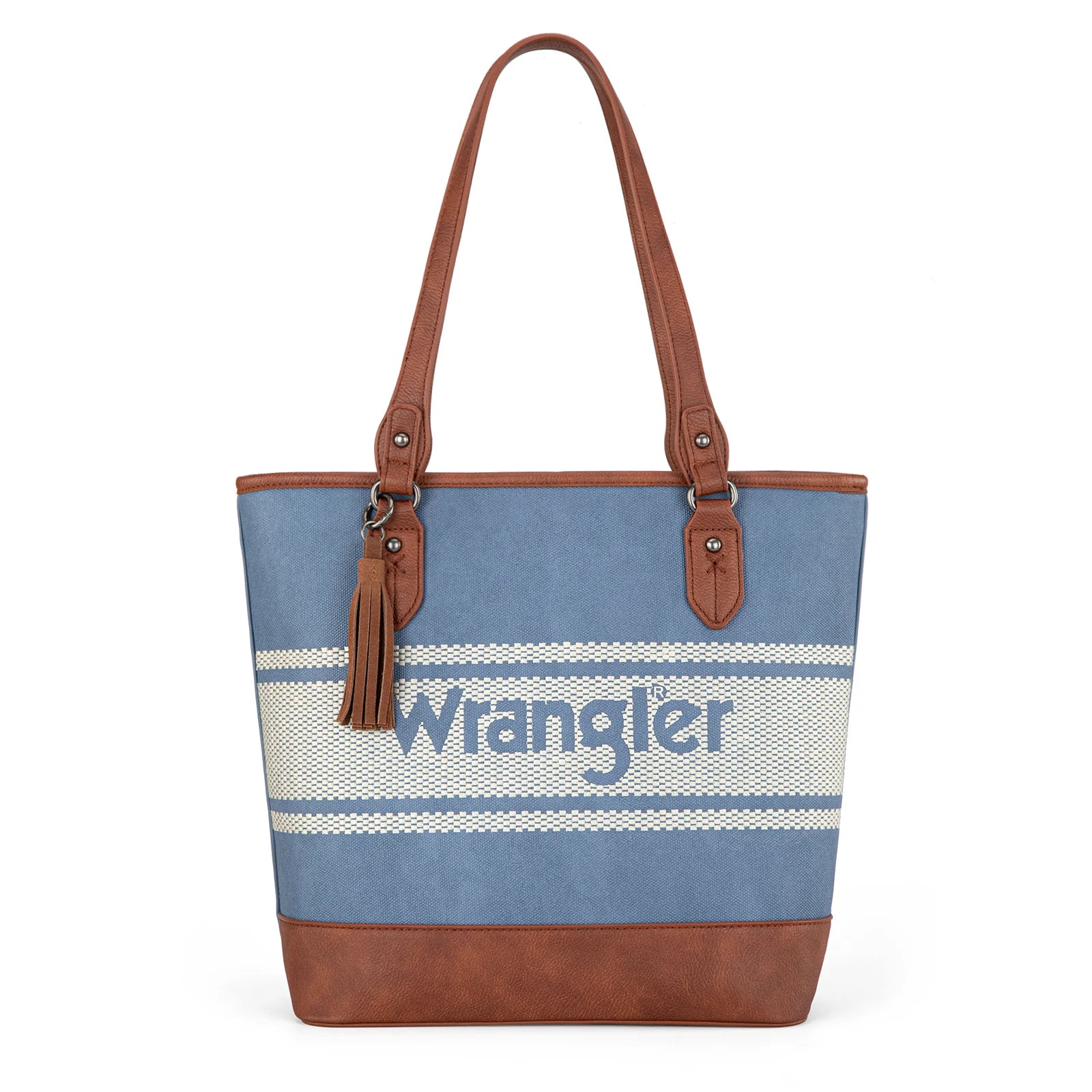 Wrangler Logo Waxed Canvas Tote