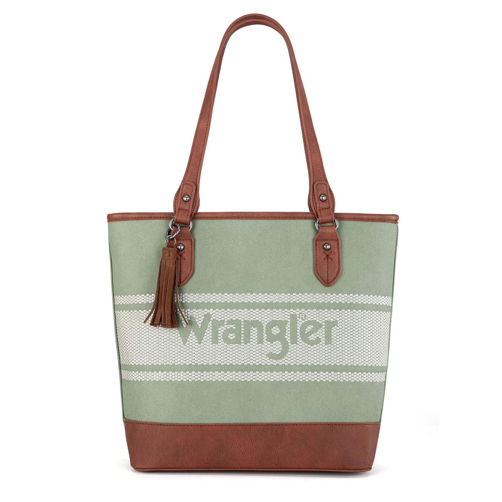 Wrangler Logo Waxed Canvas Tote