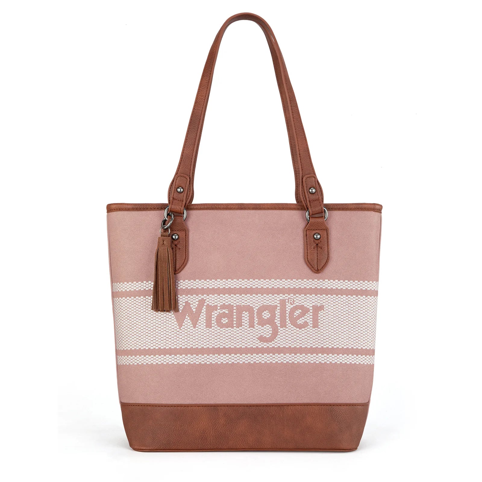 Wrangler Logo Waxed Canvas Tote
