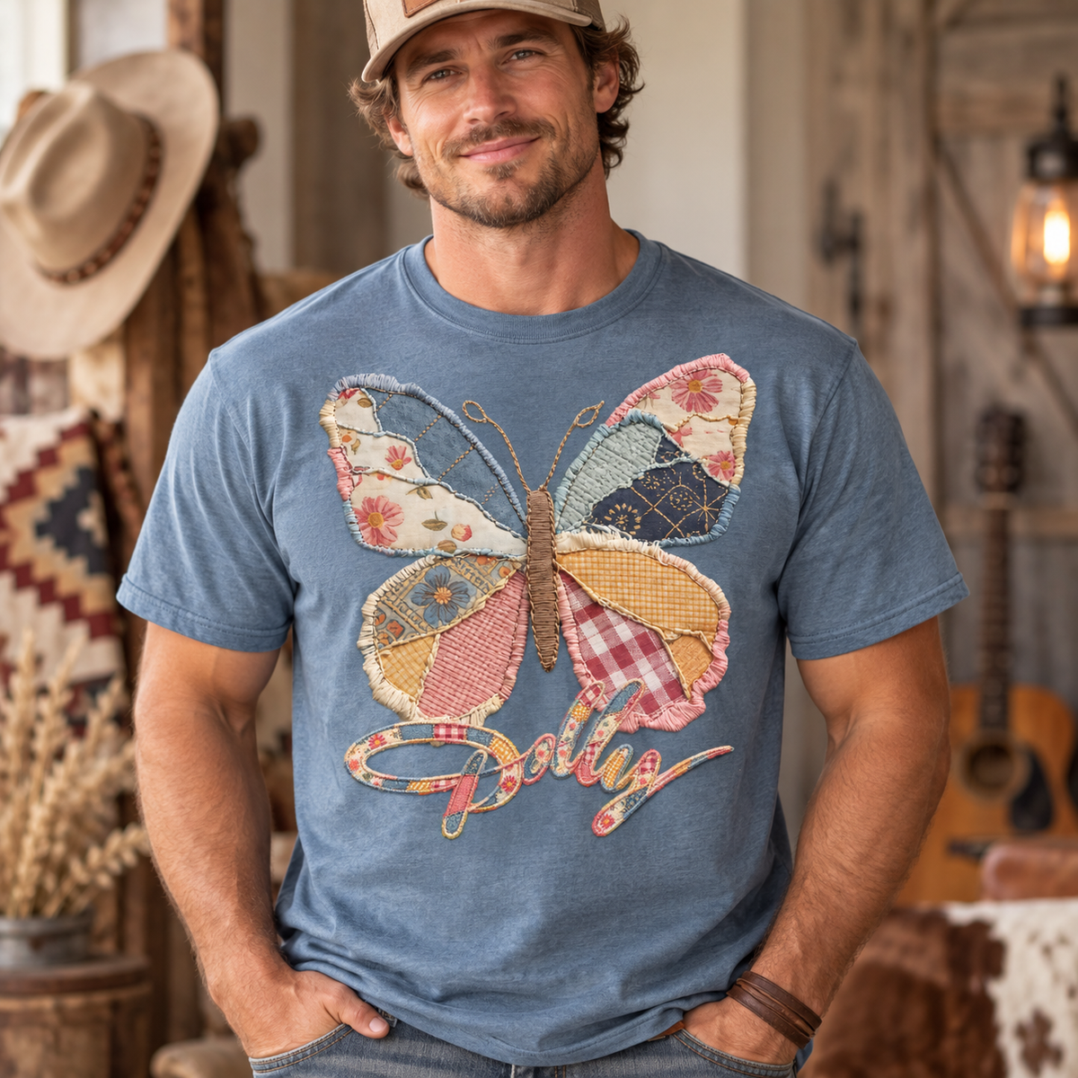 Dolly Patch Butterfly Design